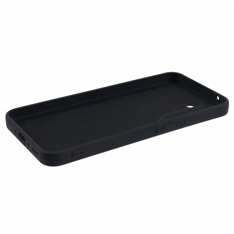 For Samsung Galaxy A35 5G Cover TPU Rubberized Phone Case with Soft Fiber Lining