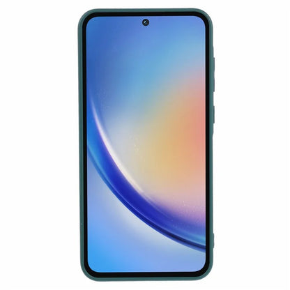 For Samsung Galaxy A35 5G Cover TPU Rubberized Phone Case with Soft Fiber Lining