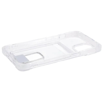YSM Reinforced Corners Series for iPhone 13 6.1 inch Case Clear Kickstand Phone Back Cover