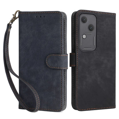 For vivo S18 5G / V30 Case RFID Blocking Leather Wallet Phone Cover