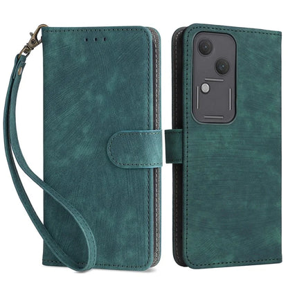 For vivo S18 5G / V30 Case RFID Blocking Leather Wallet Phone Cover