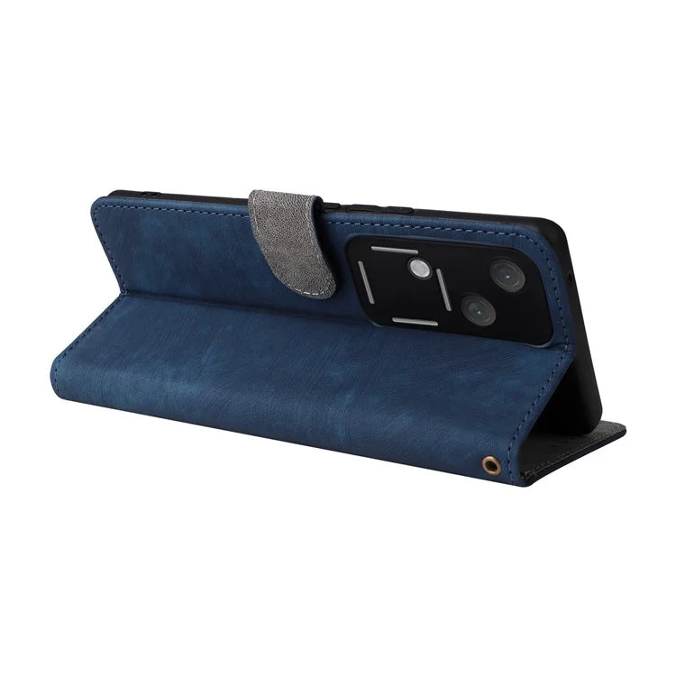 For vivo S18 5G / V30 Case RFID Blocking Leather Wallet Phone Cover