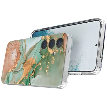 For Samsung Galaxy S24+ Phone Case GW18 Marble Pattern IMD Phone Cover