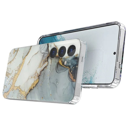 For Samsung Galaxy S24+ Phone Case GW18 Marble Pattern IMD Phone Cover