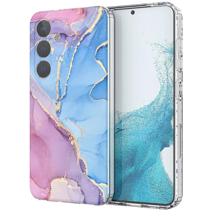 For Samsung Galaxy S24+ Phone Case GW18 Marble Pattern IMD Phone Cover