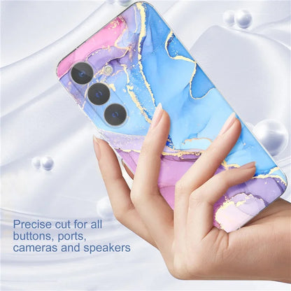 For Samsung Galaxy S24+ Phone Case GW18 Marble Pattern IMD Phone Cover