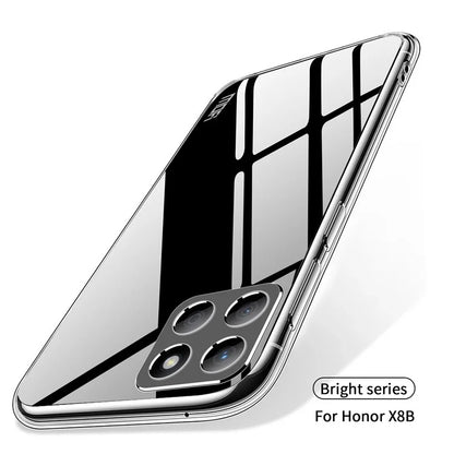 MOFI For Honor X8b 4G Clear Phone Case Soft TPU Protective Cover