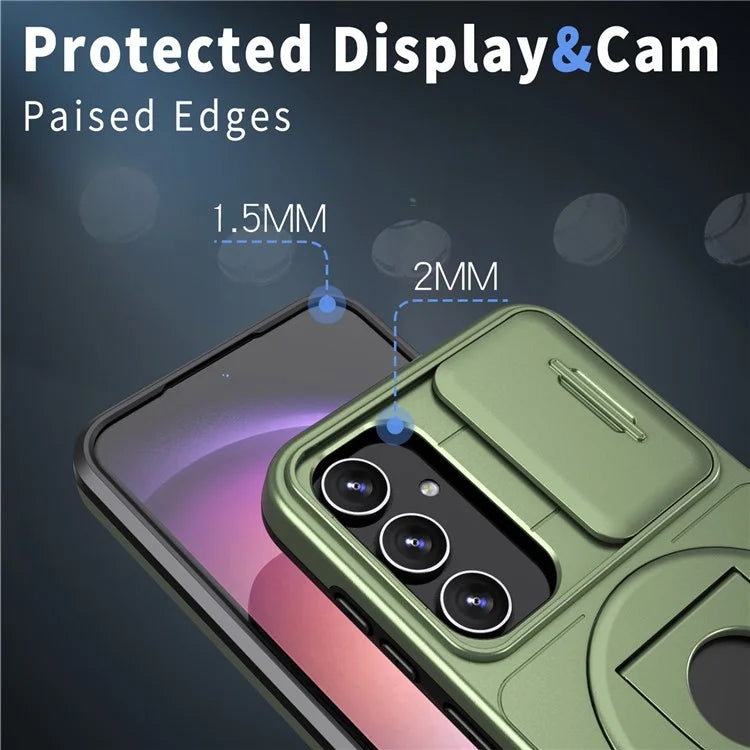 For Samsung Galaxy A54 5G Phone Case with Slide Camera Protection Magnetic Cover