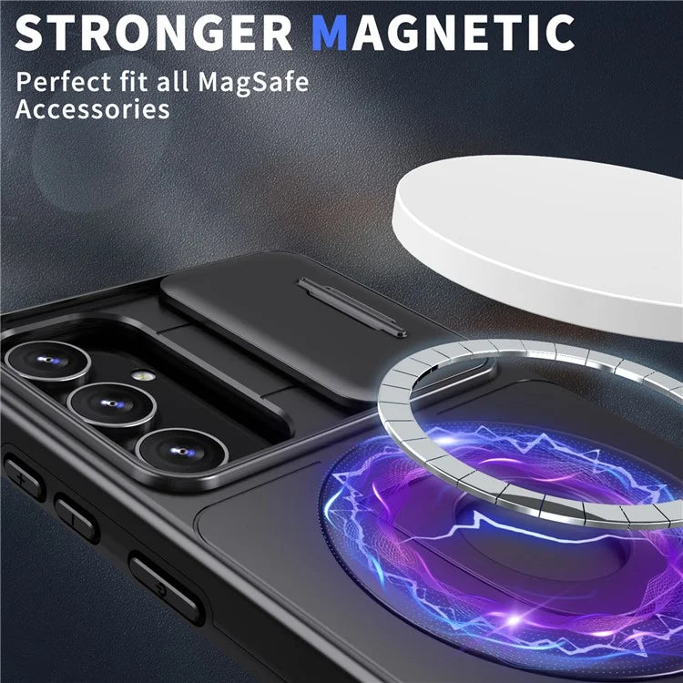 For Samsung Galaxy A54 5G Phone Case with Slide Camera Protection Magnetic Cover
