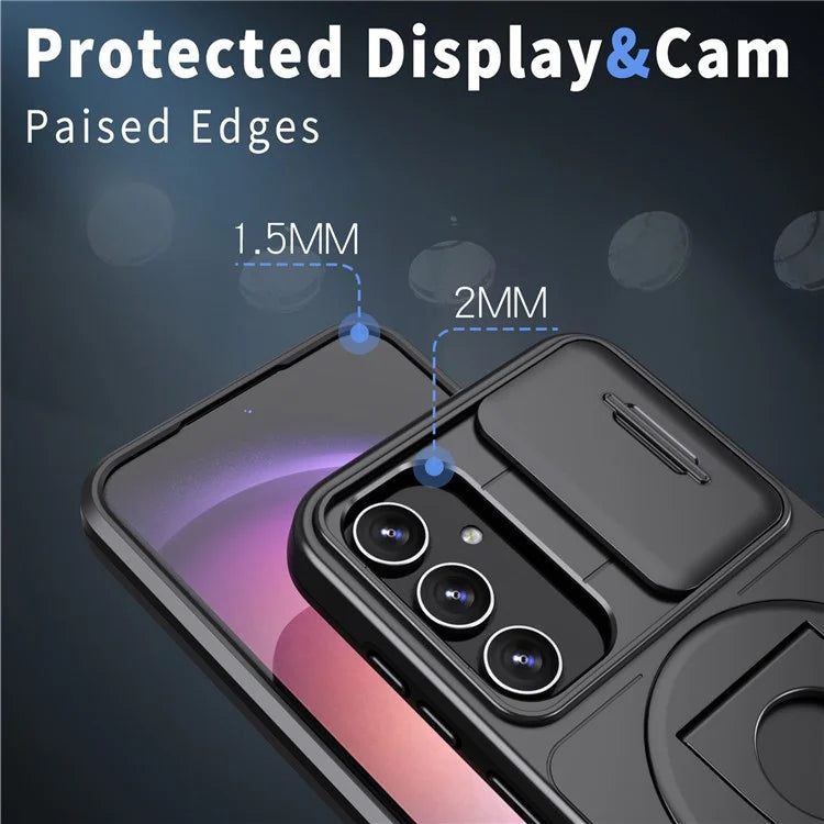 For Samsung Galaxy A54 5G Phone Case with Slide Camera Protection Magnetic Cover