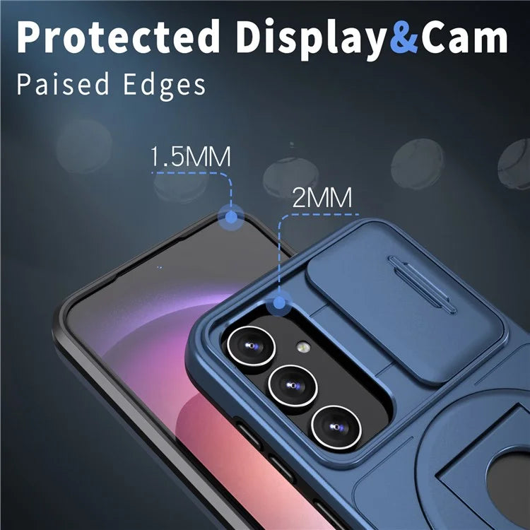 For Samsung Galaxy A54 5G Phone Case with Slide Camera Protection Magnetic Cover