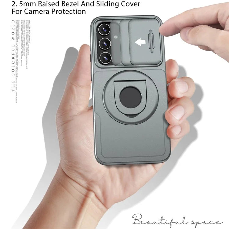 For Samsung Galaxy A54 5G Phone Case with Slide Camera Protection Magnetic Cover