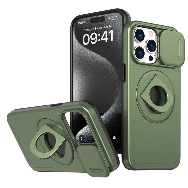 Magnetic Case for iPhone 13 Pro Max Camera Protection Case PC+TPU Phone Cover
