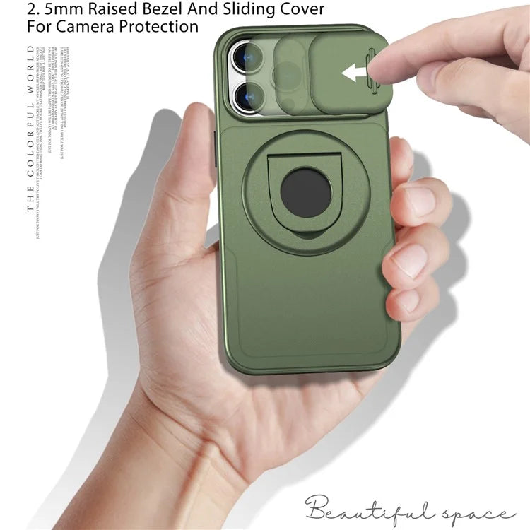 Magnetic Case for iPhone 13 Pro Max Camera Protection Case PC+TPU Phone Cover