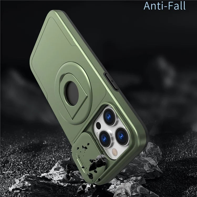 Magnetic Case for iPhone 13 Pro Max Camera Protection Case PC+TPU Phone Cover