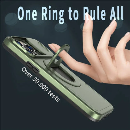 Magnetic Case for iPhone 13 Pro Max Camera Protection Case PC+TPU Phone Cover