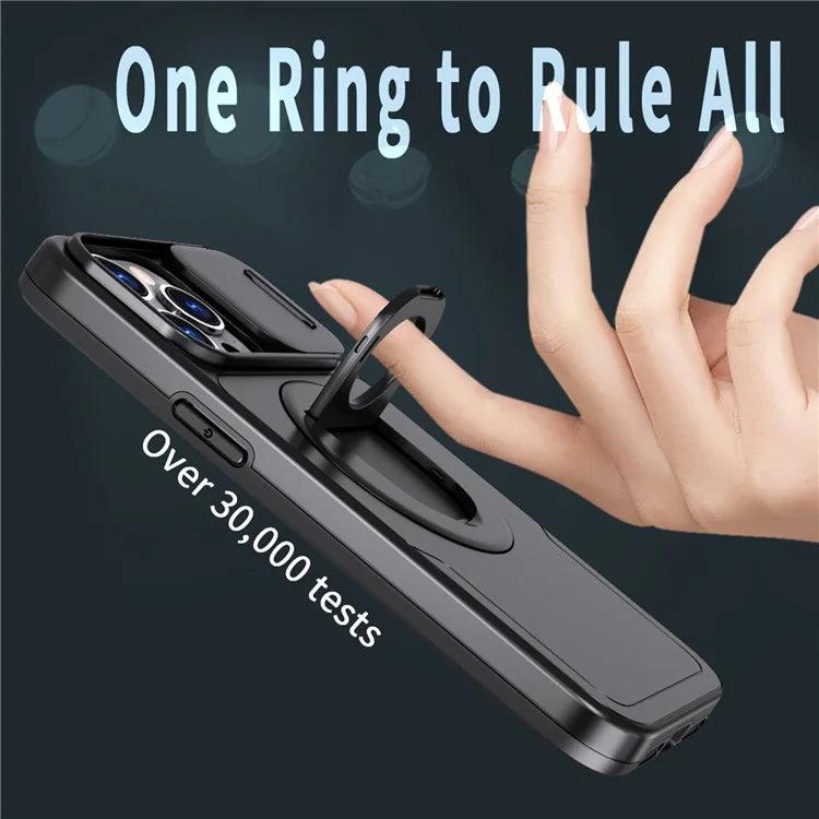 Magnetic Case for iPhone 13 Pro Max Camera Protection Case PC+TPU Phone Cover