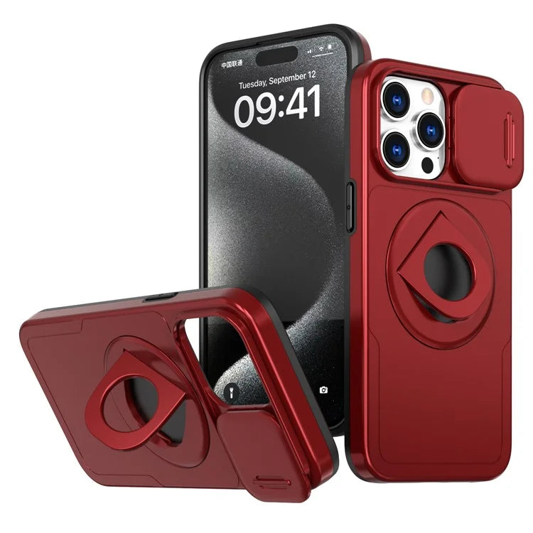 Magnetic Case for iPhone 13 Pro Max Camera Protection Case PC+TPU Phone Cover