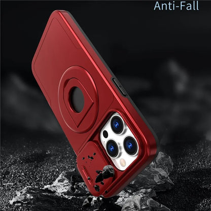 Magnetic Case for iPhone 13 Pro Max Camera Protection Case PC+TPU Phone Cover