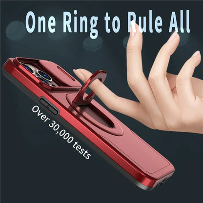 Magnetic Case for iPhone 13 Pro Max Camera Protection Case PC+TPU Phone Cover