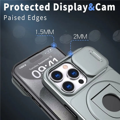 Magnetic Case for iPhone 13 Pro Max Camera Protection Case PC+TPU Phone Cover