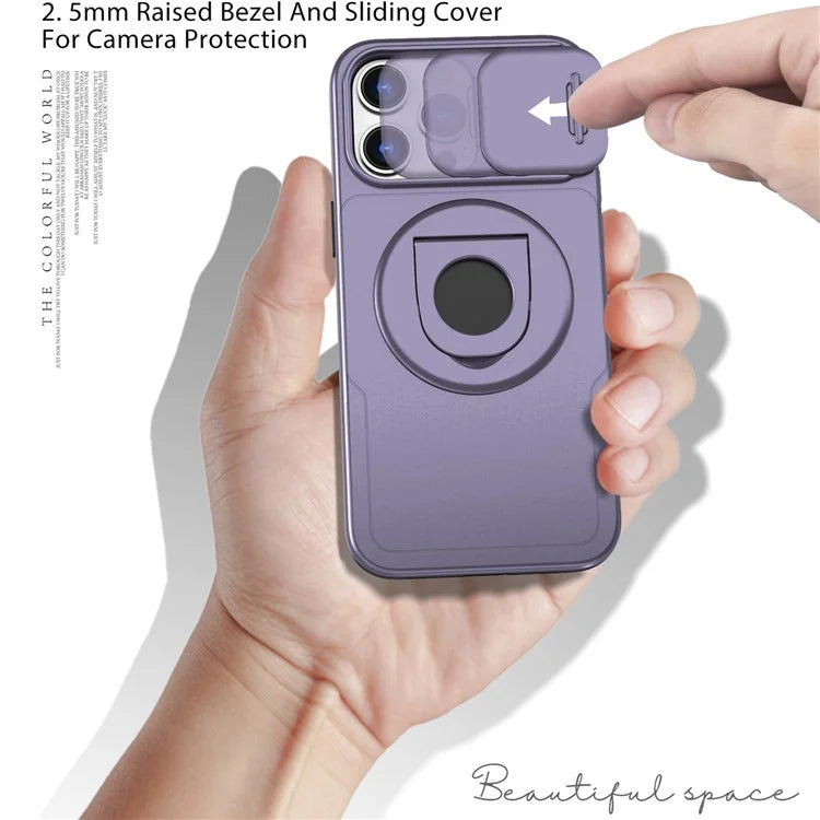 Magnetic Case for iPhone 13 Pro Max Camera Protection Case PC+TPU Phone Cover