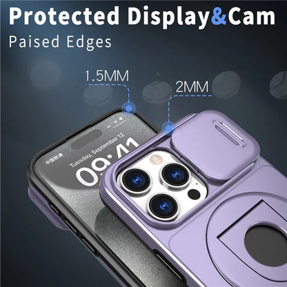 Magnetic Case for iPhone 13 Pro Max Camera Protection Case PC+TPU Phone Cover