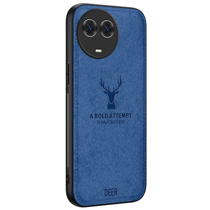 For Realme 11 5G (Global) Phone Case Deer Pattern Cloth Texture Soft Touch Cover