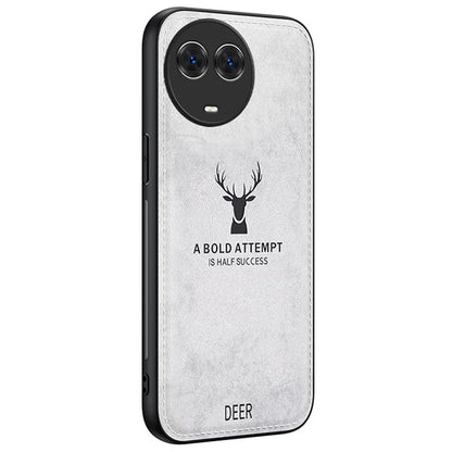 For Realme 11 5G (Global) Phone Case Deer Pattern Cloth Texture Soft Touch Cover