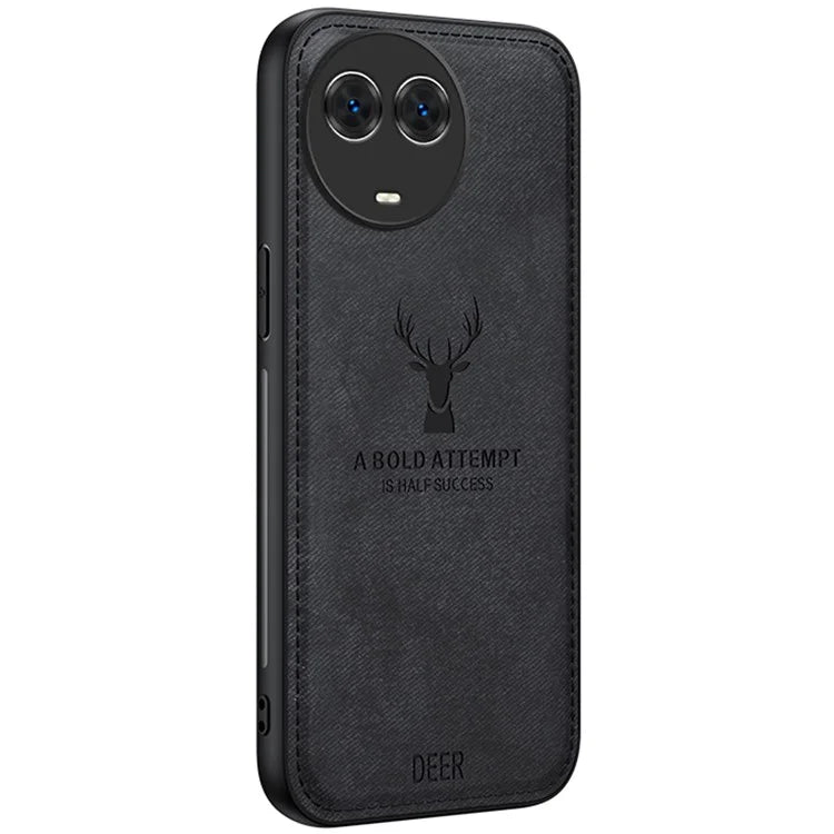 For Realme 11 5G (Global) Phone Case Deer Pattern Cloth Texture Soft Touch Cover
