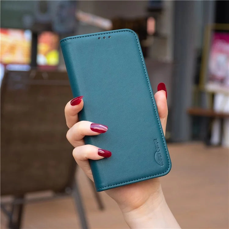BINFEN COLOR BF31 For Xiaomi Redmi Note 13 4G Phone Case PU Leather Viewing Stand Cover