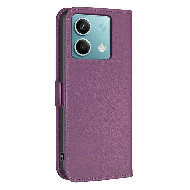BINFEN COLOR BF31 For Xiaomi Redmi Note 13 4G Phone Case PU Leather Viewing Stand Cover