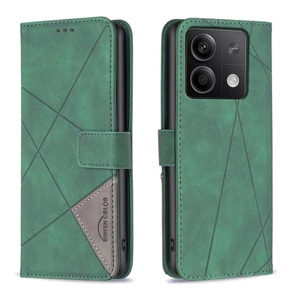 BINFEN COLOR BF05 For Xiaomi Redmi Note 13 4G Leather Case Flip Wallet Phone Cover