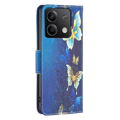 For Xiaomi Redmi Note 13 4G Phone Case Pattern Leather Flip Cover