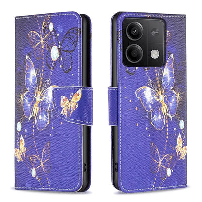 For Xiaomi Redmi Note 13 4G Phone Case Pattern Leather Flip Cover