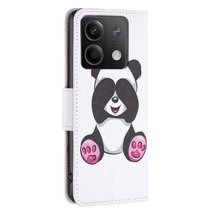 For Xiaomi Redmi Note 13 4G Phone Case Pattern Leather Flip Cover