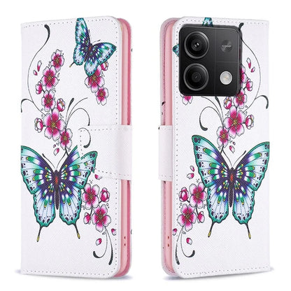 For Xiaomi Redmi Note 13 4G Phone Case Pattern Leather Flip Cover