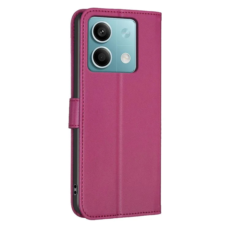 For Xiaomi Redmi Note 13 4G Clover Leather Case Folio Stand View Phone Cover