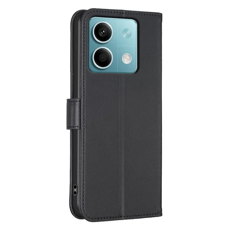 For Xiaomi Redmi Note 13 4G Clover Leather Case Folio Stand View Phone Cover