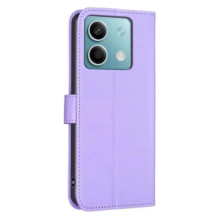 For Xiaomi Redmi Note 13 4G Clover Leather Case Folio Stand View Phone Cover