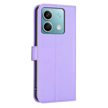 For Xiaomi Redmi Note 13 4G Clover Leather Case Folio Stand View Phone Cover