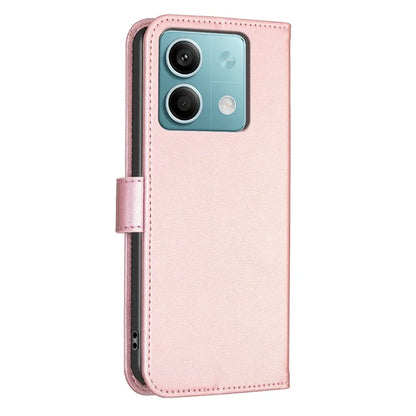 For Xiaomi Redmi Note 13 4G Clover Leather Case Folio Stand View Phone Cover