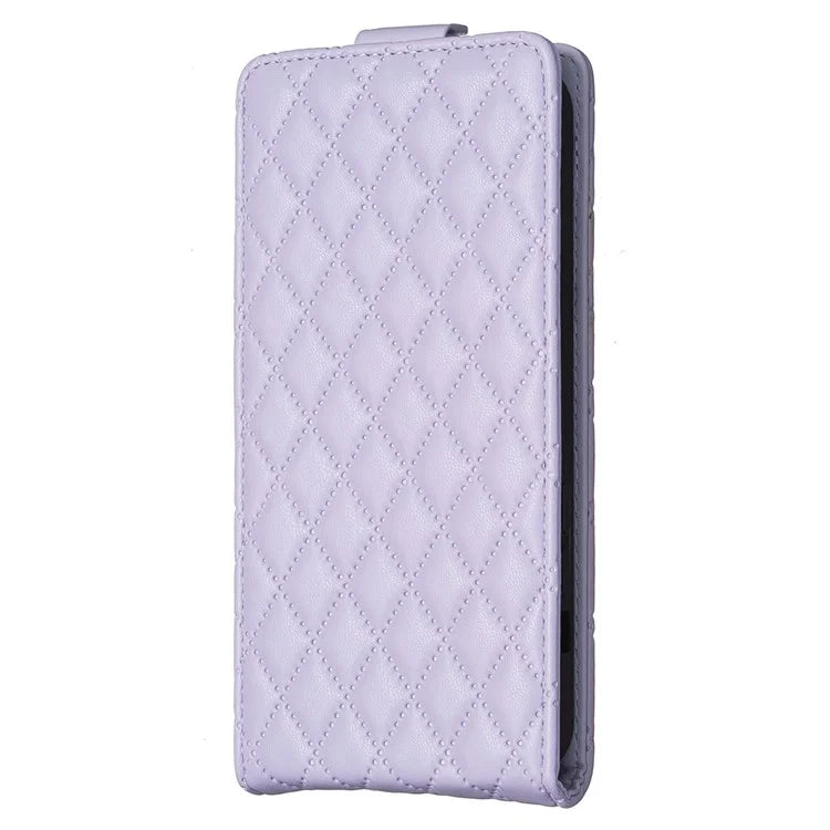 BF30 For Xiaomi Redmi Note 13 4G Vertical Flip Phone Case PU Leather Rhombus Cover