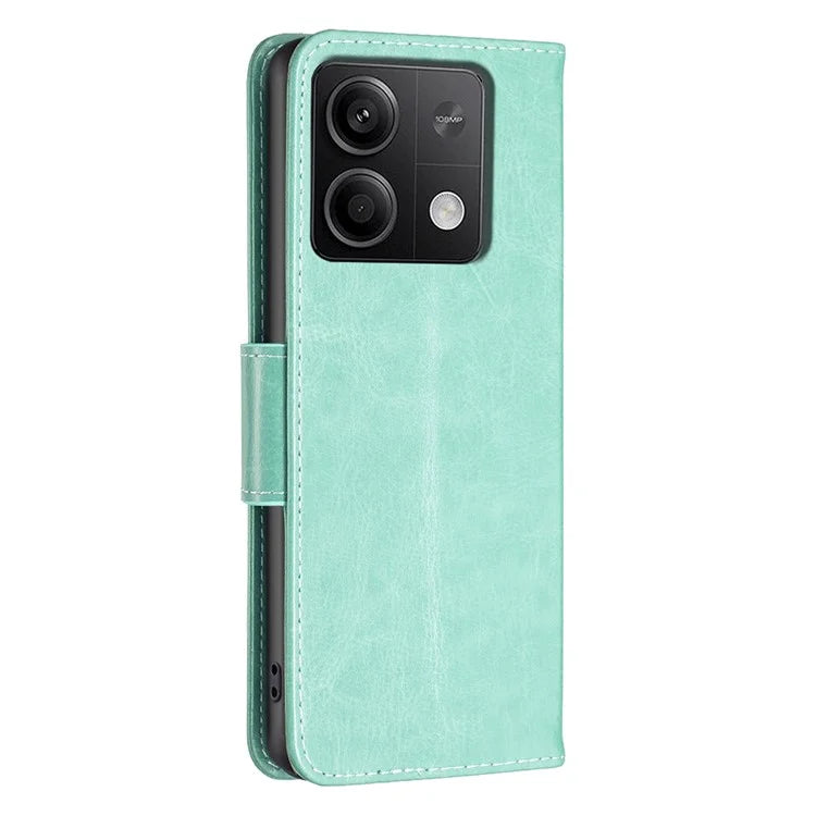For Xiaomi Redmi Note 13 4G Case Butterfly Imprinted Stand Full Protection Phone Cover