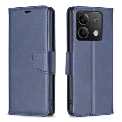 For Xiaomi Redmi Note 13 4G Case PU Leather Stand Wrist Strap Phone Cover