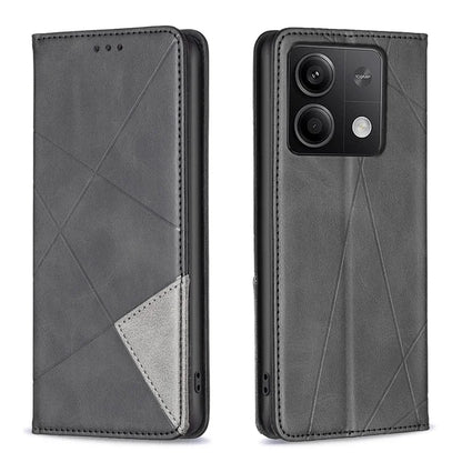 For Xiaomi Redmi Note 13 4G Leather Case with Card Slots Magnetic Closing