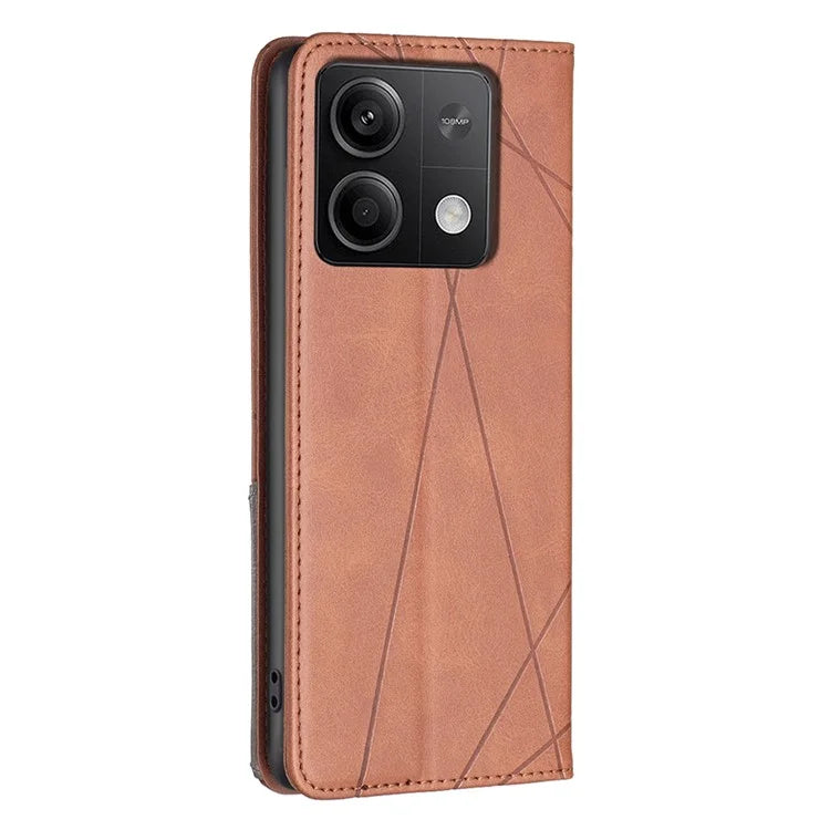 For Xiaomi Redmi Note 13 4G Leather Case with Card Slots Magnetic Closing