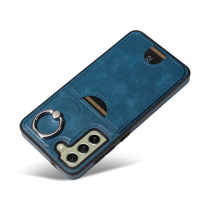 006 For Samsung Galaxy S21 FE 5G Case with Card Holder PU TPU Phone Back Cover