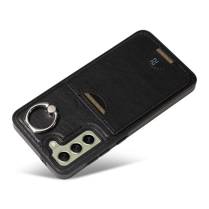 006 For Samsung Galaxy S21 FE 5G Case with Card Holder PU TPU Phone Back Cover