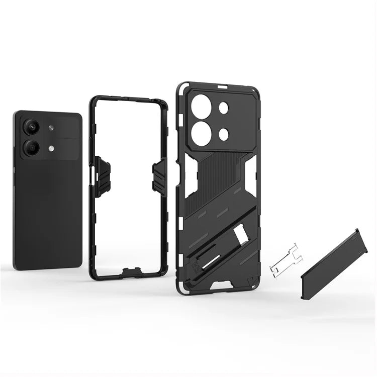 For Xiaomi Redmi Note 13R Pro 5G Kickstand Case Drop-proof Phone Cover